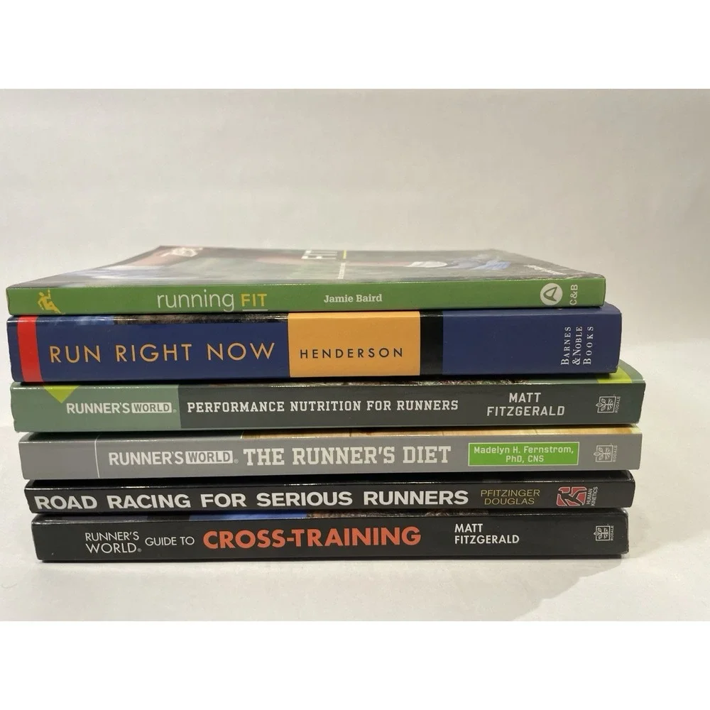 Lot of 6 Running Books- See Photos For Titles